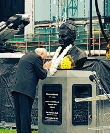 Basaweshwara Statue at London-SE1-7TY- United Kingdom.